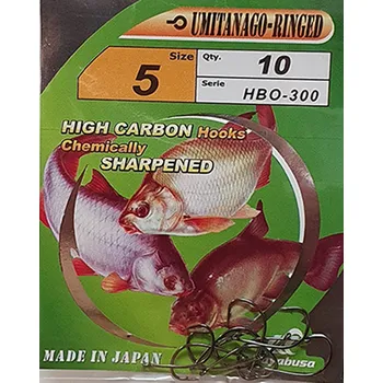 Rybářský háček Hayabusa - Háčky s očkem serie HBO300 - vel. 9