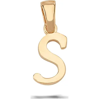 Přívěsek Lillian Vassago Zlatý přívěsek písmeno S LLV03-GP002-S Barva zlata: Růžová