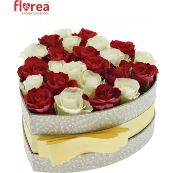 Dárková krabička Krabička růží JULIA šampaň 15x8cm