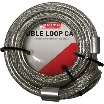 Zámek na kolo Bezpečnostní lano pro zámek - dvojité