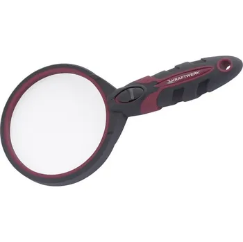 Lupa KRAFTWERKTOOLS BEST OF KW: Lupa s 3x zvětšením a LED světlem