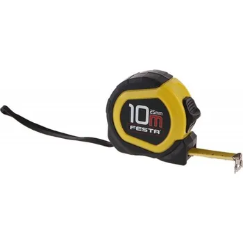 metr Svinovací metr FESTA 10m | mechanická brzda | přídržný magnet | ocelový klip | 8044-14