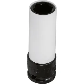 Gola hlavice KRAFTWERKTOOLS BEST OF KW: Nástavec 1/2" 17,0mm prodloužený kovaný - plast (Mercedes)