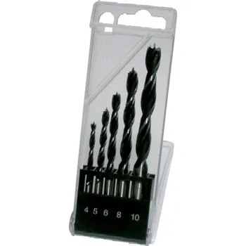 Vrták KRAFTWERKTOOLS Sada vrtáků do dřeva 4-10mm spirálové CV 5ks