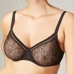 Simone Pérèle - Comete podprsenka vysoká bezešvá nevyztužená black 85B 12S324