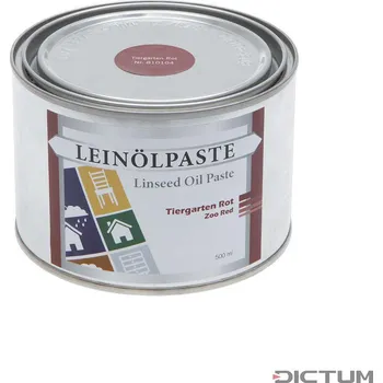 Olej na dřevo Dictum 810104 - Linseed Oil Paste Zoo Red - Olejová pasta