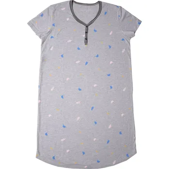 Dámská noční košile WOLF Dámská noční košile šedá D2131 Velikost: XL