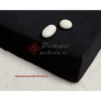 Prostěradlo Smolka | Prostěradlo froté 140x200 - černé