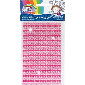 Kamínky dekorace, puntík růžová