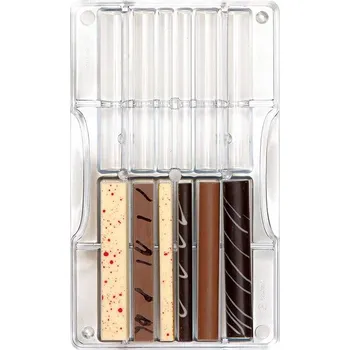 Nádoba na pečení Polykarbonátová forma na čokoládu tyčinky - Decora