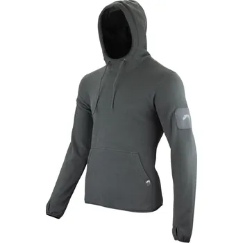Pánská móda Viper® Mikina klokanka s kapucí FLEECE Titanium ŠEDÁ velikost: M
