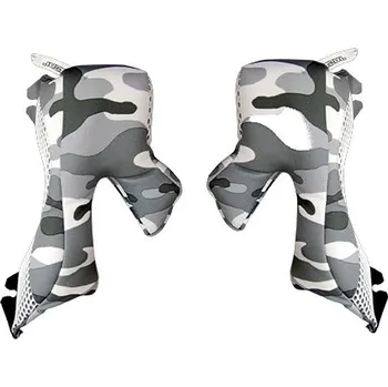Helma na motorku Interiér lícnice do přilby Just1 J12 Camo pár - XL