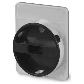 Stavebniny 590.YM70R7 Rukojeť ovládací R uzamykatelná 70x87mm šedo/černá (63A-100A) SCAME