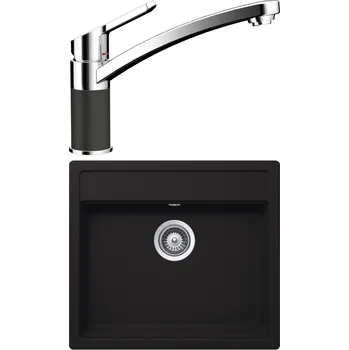 Granitový dřez Set Schock S21-5 (dřez Nemo N-100 Onyx + baterie SC-90 Onyx)