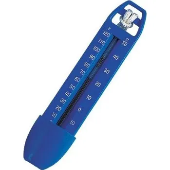 Vágner Pool Teploměr modrý 18 cm – neplovoucí