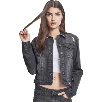 Dámský bomber bunda dámská URBAN CLASSICS - Denim - XS