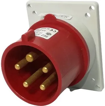 Elektrická zásuvka Průmyslová vestavná přívodka rovná IRRN 1653 400V, IP54, 16A, 5-pól (SEZ IRRN 1653)