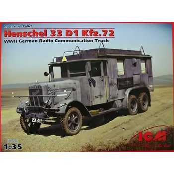 Plastikový model 1:35 Henschel 33 D1 Kfz.72 Radio Communication Truck