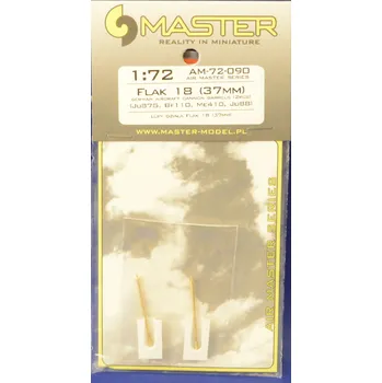 Plastikový model Master 1/72 Flak 18 (37mm) German aircraft cannon barrels