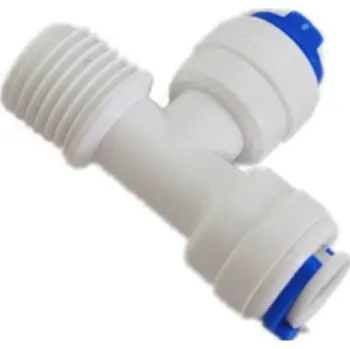 vodní filtr Šroubení T-kus pro hadičku 1/4" se závitem 1/4"