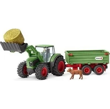 Figurka SCHLEICH 42379 TRAKTOR S PŘÍVĚSEM