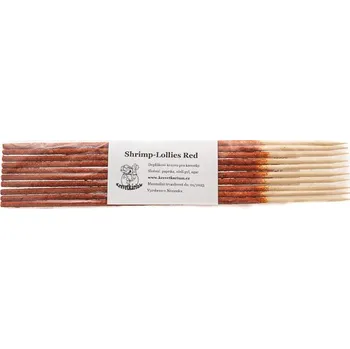 Krmivo pro rybičky Shrimp Lollies Red - 10 ks