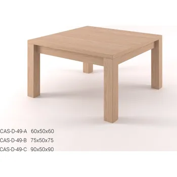 Konferenční stolek Dubový konferenční stolek čtverec CASTELLO D49