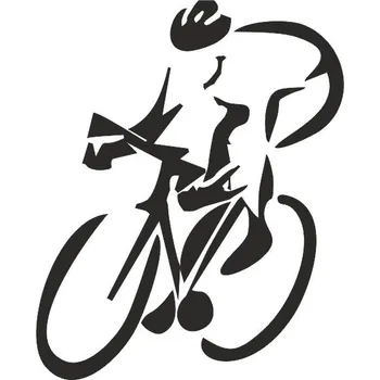 Obraz CYKLISTA, pískování obrázku (Pískování obrázku na sklo z naší nabídky)