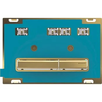 Geberit Sigma50 ovládací tlačítko, pro 2 množství splachování, dle specifikace zákazníka/mosaz (115.672.00.2)