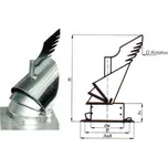 Komínová hlavice K 30 nerezová pr.150