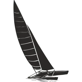 Obraz KATAMARÁN pískování obrázku (Pískování obrázku na sklo z naší nabídky)