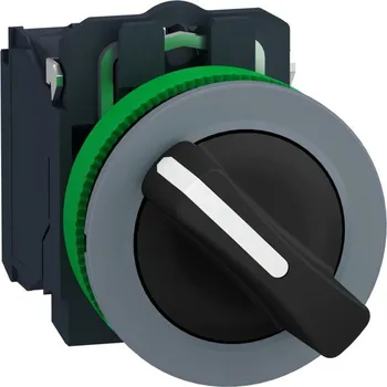 vypínač a zásuvka XB5FD25C0 Ovládač stiskací, zapuštěné provedení, Ovládač otočný 2 pozice pevné 1Z 1V speciální popis ŠE, Schneider Electric