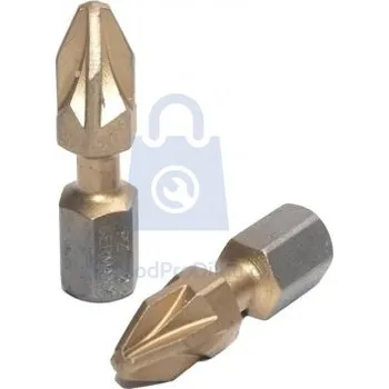 Bit Bit křížový Pozidriv, PZ, WITTE BitFlex PZ3-25mm,WITTE FlexTiN, balení 1 ks