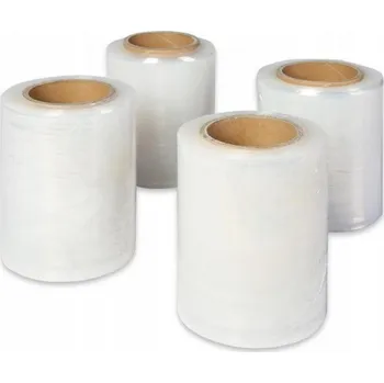 Fixační průtažná stretch fólie, 100mm, 0,26kg, 23mic, čirá, 1ks