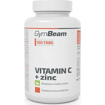 GymBeam Vitamín C + zinek 120 tbl.