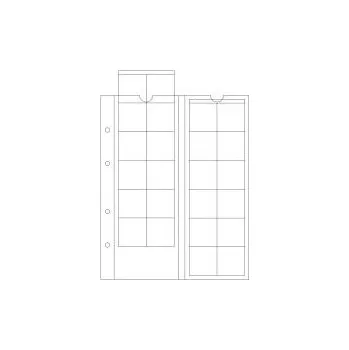 Obal pro sběratelský předmět Mincovní listy OPTIMA 34