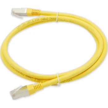 Síťový kabel PC-802 C6 FTP/2M - žlutá