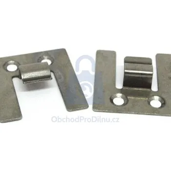 Terasové prkno Příchytka pro WPC palubky kovová, balení 1 ks