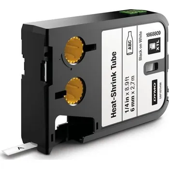 Pásek do tiskárny Páska Dymo XTL, (bužírky) 6mm bílá, černý tisk, 2,7m