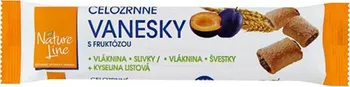 Nature Line Vanesky celozrnné  švestky 65 g