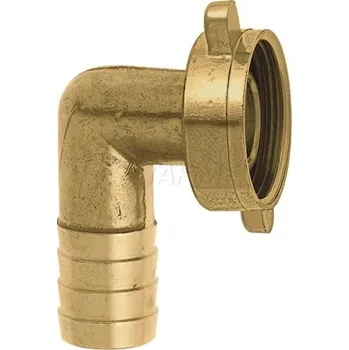 Fitinka Karasto Hadičník s převlečnou matkou mosaz 90° závit: 3/4"- 10 mm