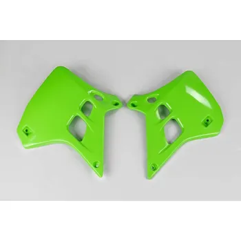 UFO kryt chladiče KAWASAKI KX 125 90-91, barva zelená