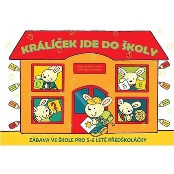omalovánky Králíček jde do školy