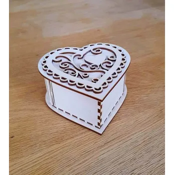 Dárková krabička Krabička Srdce s víčkem