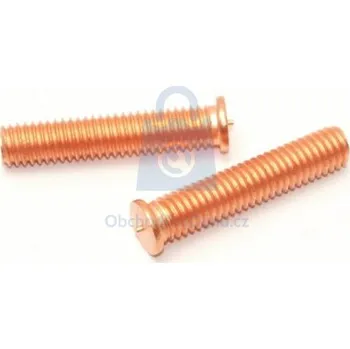 Šroub Šroub pro navařování DIN 32501, pevnost 4.8, poměděný M8 x 35 - hobby balení, balení 1 ks