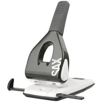 Děrovačka Děrovač Sax Design 618, černý, na 65 listů, vysoce odolný