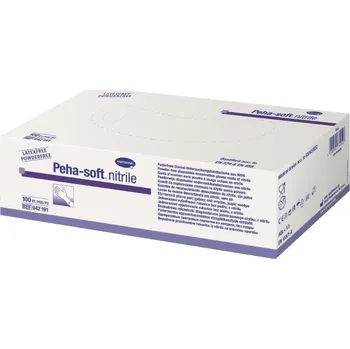 Vyšetřovací rukavice HARTMANN Peha-Soft Nitrile bez pudru nesterilní 100 ks