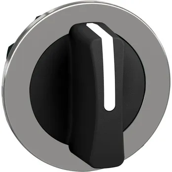 vypínač a zásuvka ZB4FD3 Ovládací hlavice otočná, zapuštěná montáž, Černá, 3 pozice pevné, Schneider Electric