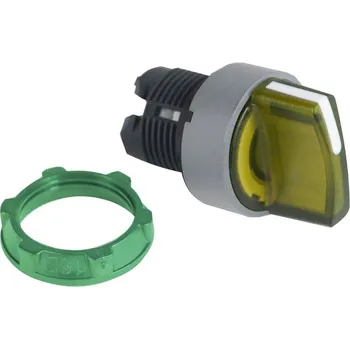 vypínač ZB5AK1583C0 ŽL Ovládací hlavice otočná prosvětlená,3 pozice s návratem, speciální popis ŠE, Schneider Electric