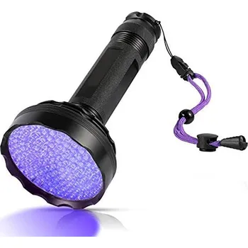 Svítilna Alitom UV hliníková svítilna 128 Led 14W 395nm 6xAA baterie